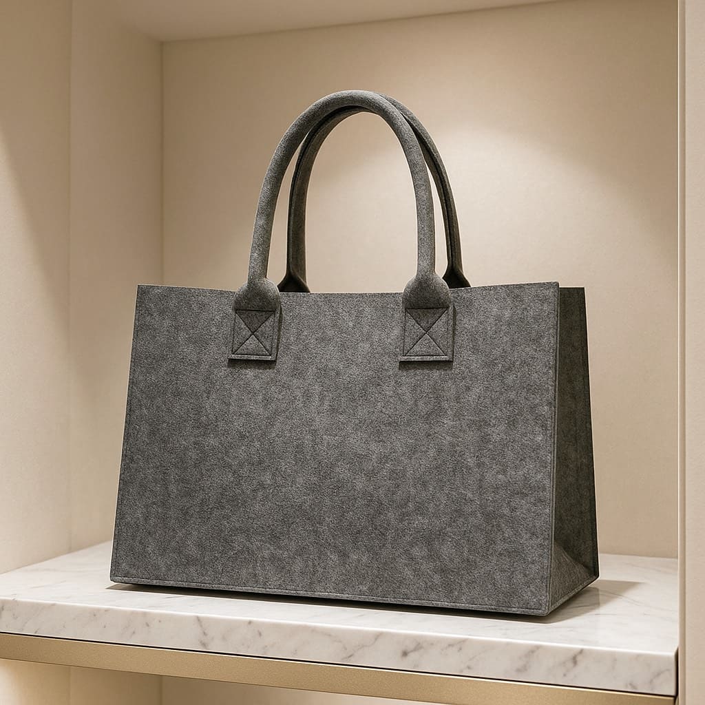 雷雕毛氈造型立體袋