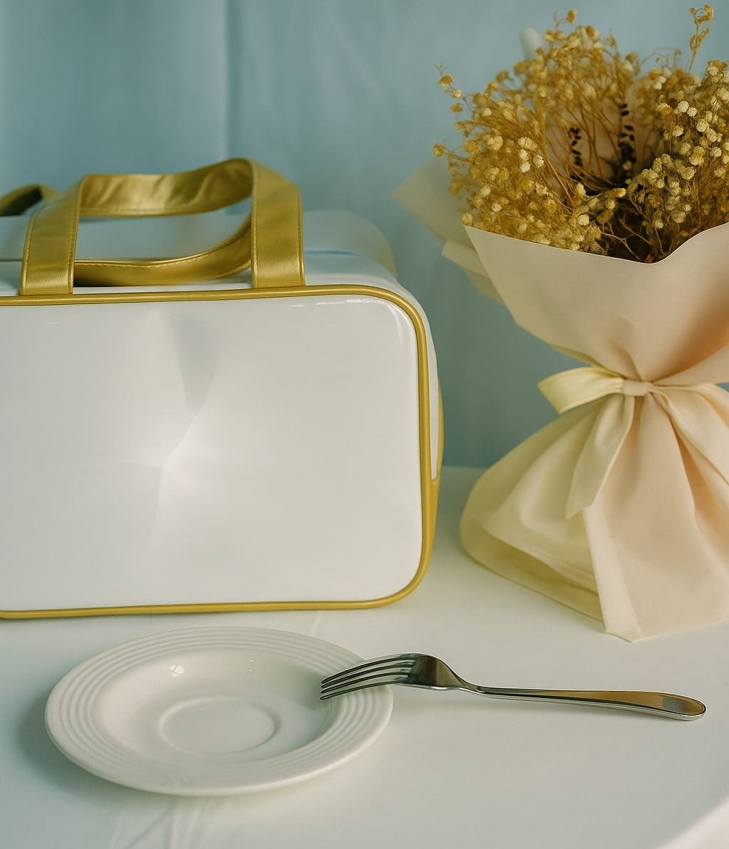 亮面皮革保冷袋